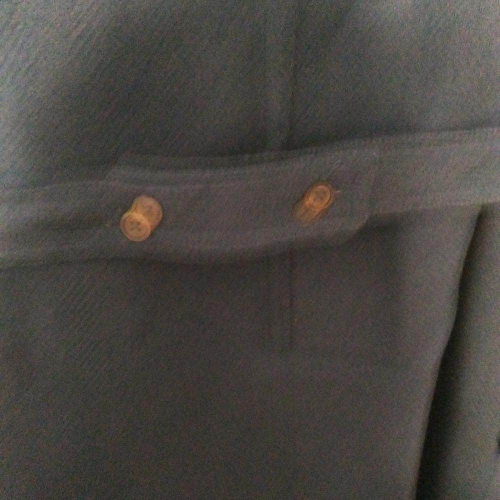 Vintage blue button down shirt sheath dress - Picture 3 of 7